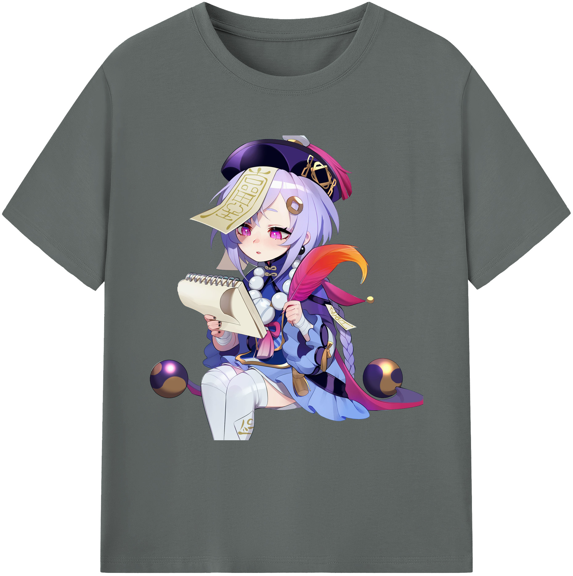 げんし神 七七 なな  genshin Nana 綿100％ メンズ半袖Tシャツ｜肌触りやわらか＆通気性